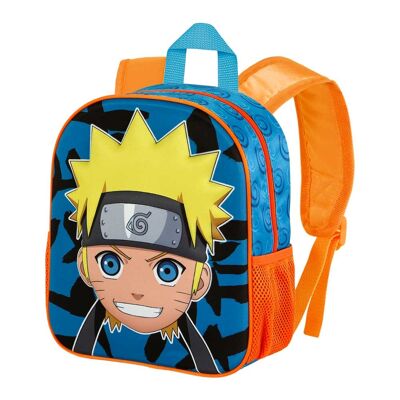 Naruto Happy-Small 3D Backpack, Blue