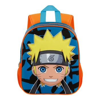 Naruto Happy-Small Sac à dos 3D Bleu 2