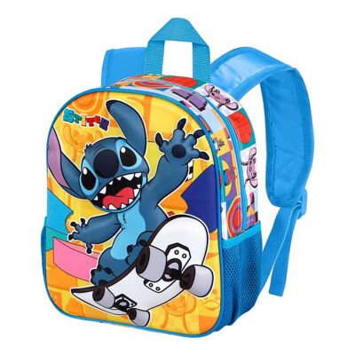Disney Lilo and Stitch Skater-Small 3D Backpack, Yellow