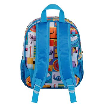 Disney Lilo et Stitch Skater-Small Sac à dos 3D Jaune 3