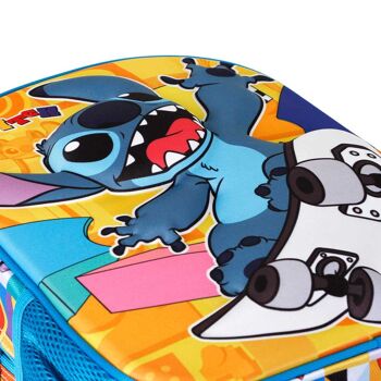 Disney Lilo et Stitch Skater-Small Sac à dos 3D Jaune 4