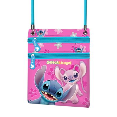 Borsa verticale Disney Lilo e Stitch Match-Action, rosa