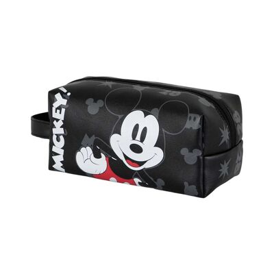 Disney Mickey Mouse Surprise-Brick PLUS Travel Toiletry Bag, Black