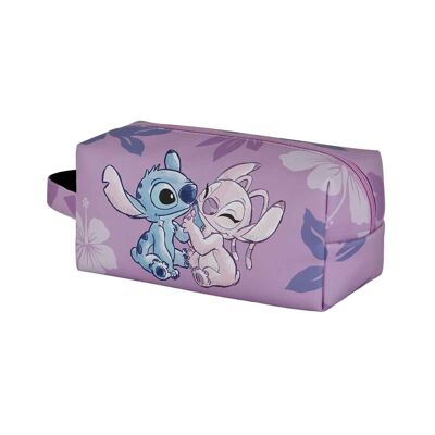 Disney Lilo and Stitch Stitch & Angel-Brick PLUS Travel Bag, Pink