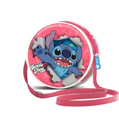 Disney Lilo und Stitch Runde Tasche, Rosa