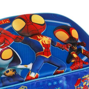 Marvel Spiderman Spinners-3D Sac à goûter Bleu 4