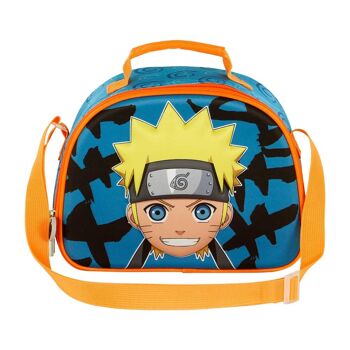 Sac à déjeuner Naruto Happy-3D, bleu 2