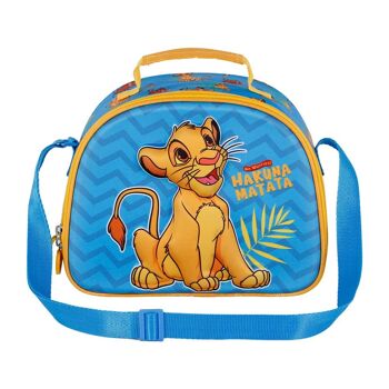 Disney Le Roi Lion Hakuna-3D Sac à goûter Bleu 2