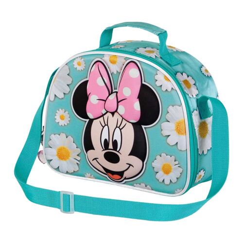 Disney Minnie Mouse Spring-Bolsa Portamerienda 3D, Azul