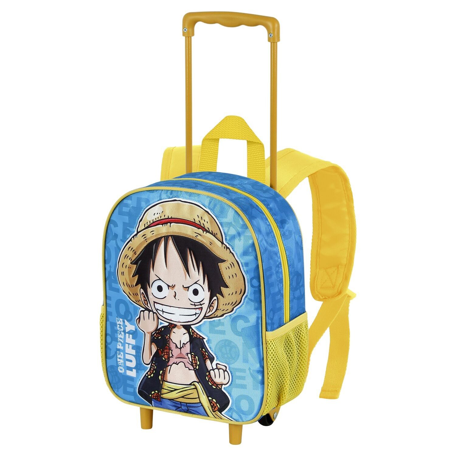 Zaino One Piece Monkey-Small con ruote, blu