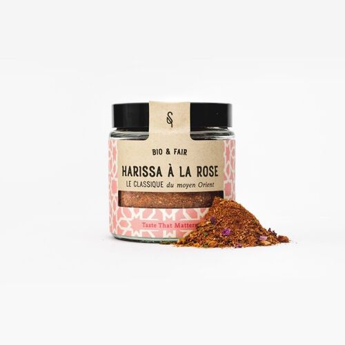 Harissa à la rose Bio - verrine 120 ml