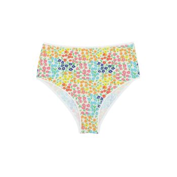 Culotte Taille Haute Coton BIO - Spring Flowers 2