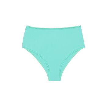 Culotte Taille Haute Coton BIO - Vert Menthe 6