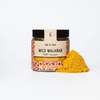 Mild Malabar curry jaune Bio - verrine 120 ml 1