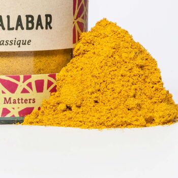 Mild Malabar curry jaune Bio - verrine 120 ml 2