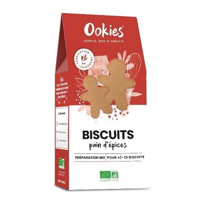 PRÉPARATION POUR GÂTEAU BIO- BISCUITS PAIN D’ÉPICES 280g - Carton de 6 sachets