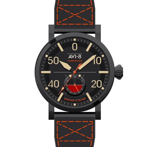 AVI-8 – DAMBUSTER  617 SQUADRON ASSOCIATION – AV-4113-03 – Montre homme – Mouvement japonais meca quartz 3 aiguilles et compteur 24h