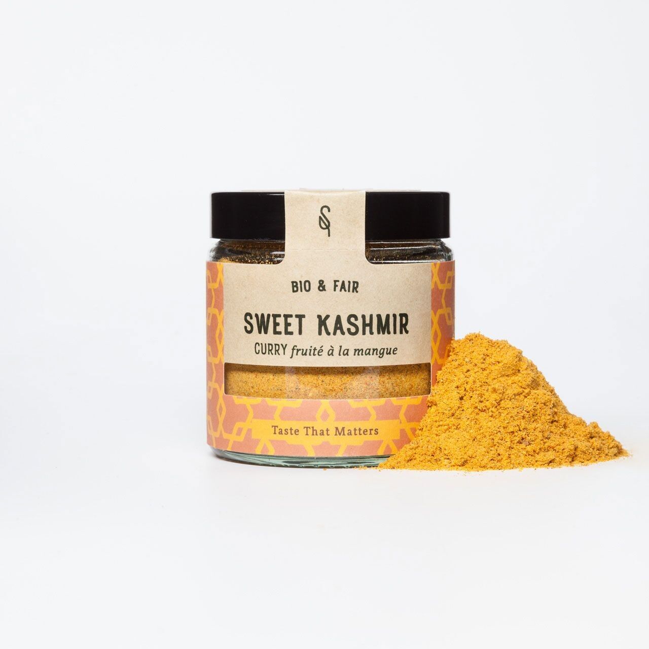 Verrina al curry di mango biologico dolce Kashmir 120 ml