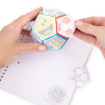 360 ° MOVE STICKY NOTES CUBE ORGANIZER 4