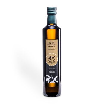 Huile d'olive extra vierge PurOlio - fruitée moyenne 500 ml (pack de 12)