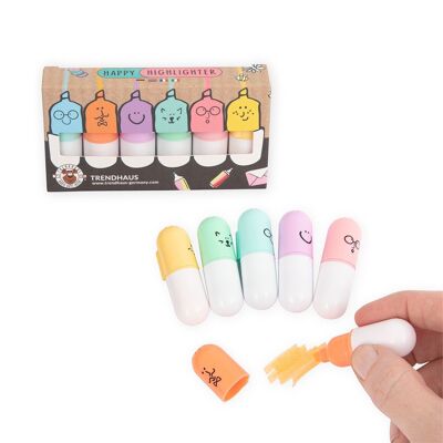 AFDS HAPPY HIGHLIGHTER 6ER-SET