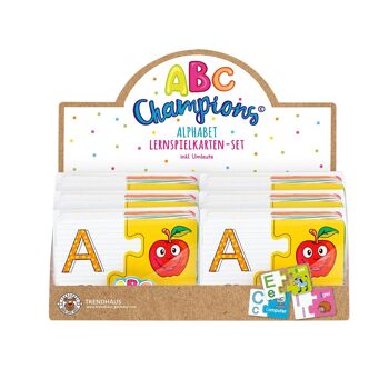 ENSEMBLE DE CARTES D'APPRENTISSAGE ABC CHAMPIONS ABC 2