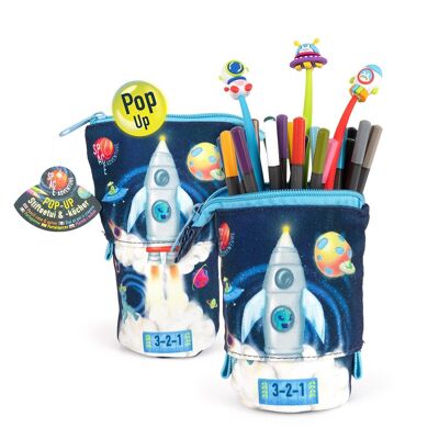 SPACE POP UP PEN CASE & HOLDER