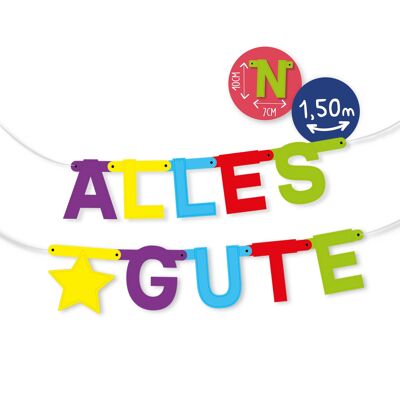 BF GIRLANDE "ALLES GUTE"