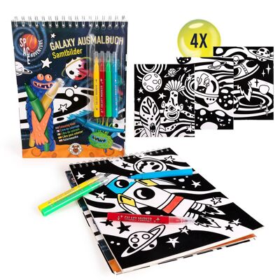 SPACE GALAXY COLORING BOOKS VELVET PICTURES