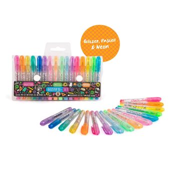 AFDS MINI STYLOS GEL ENSEMBLE 16 PIÈCES 1