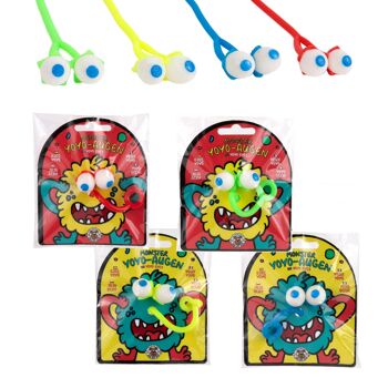 YEUX MONSTRE YOYO, 4 FOIS ASSORTIS