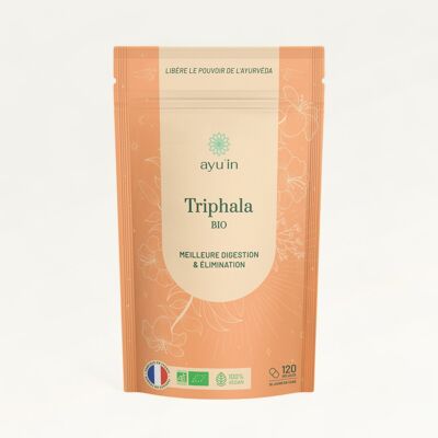 Triphala Bio 120 cápsulas Francia - digestión y tránsito