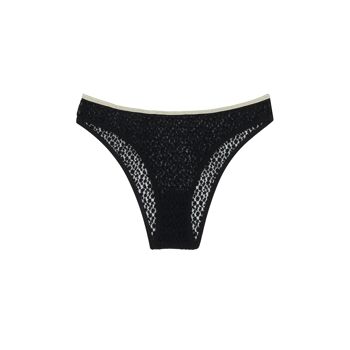 Culotte Dentelle - Noir Lurex 5