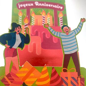 Pop-up Joyeux Anniversaire 1 3