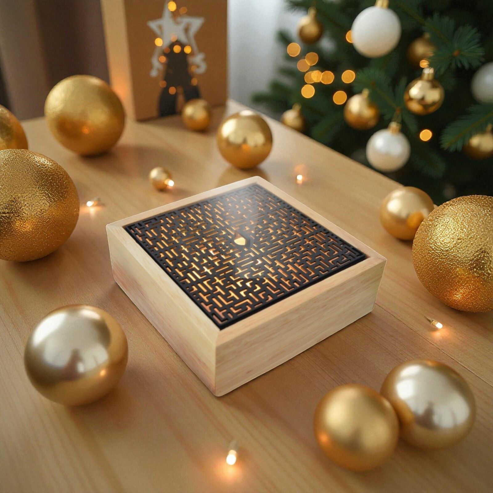 Difusor de aceites esenciales Kaori – Difusor ultrasónico de bambú estilo japonés – Difusión en frío – Creación de un ambiente zen y perfumado