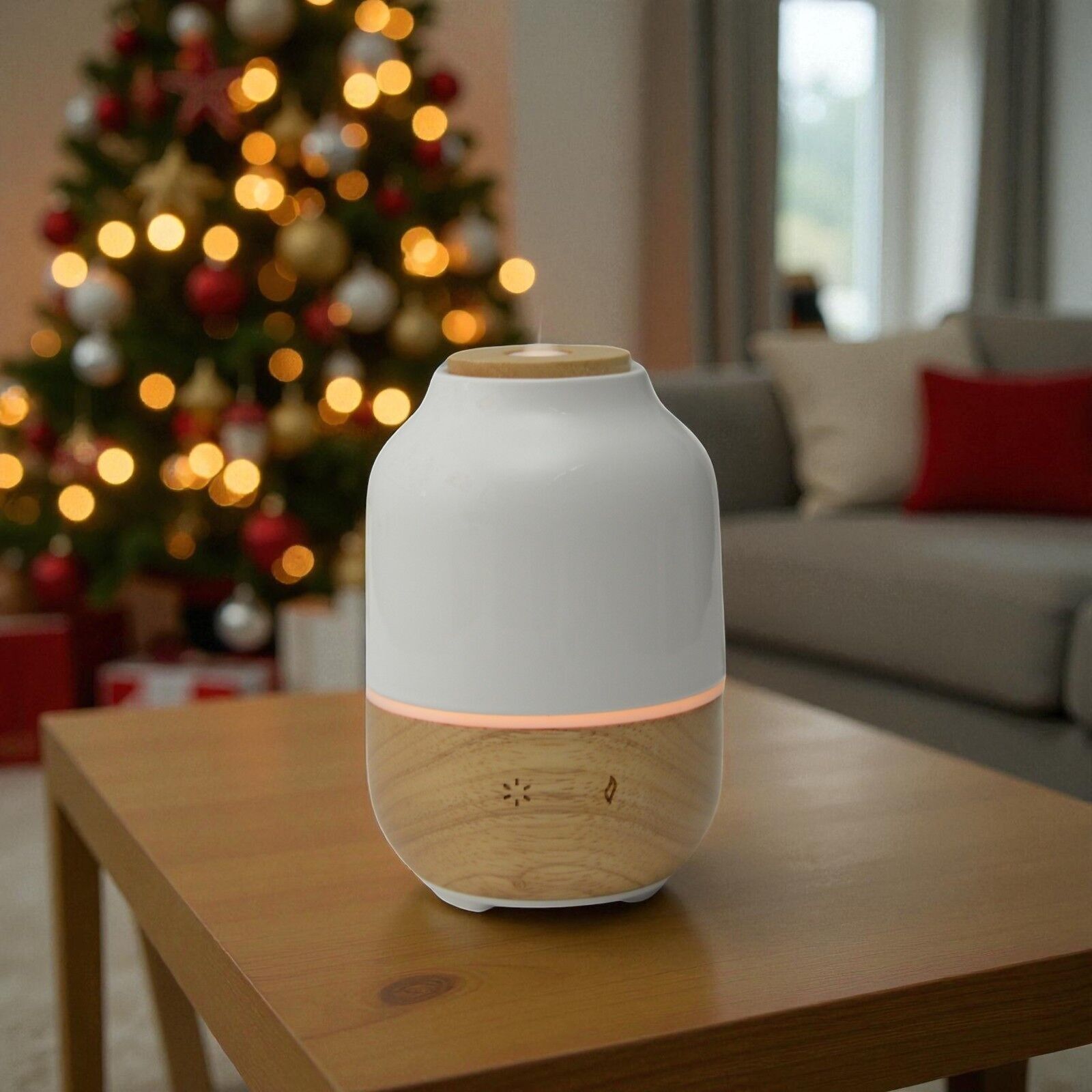 Difusor de Aceites Esenciales Purisia – Materiales Naturales de Calidad en Madera y Cerámica – Difusión en Frío de Aceites Esenciales – Aromaterapia