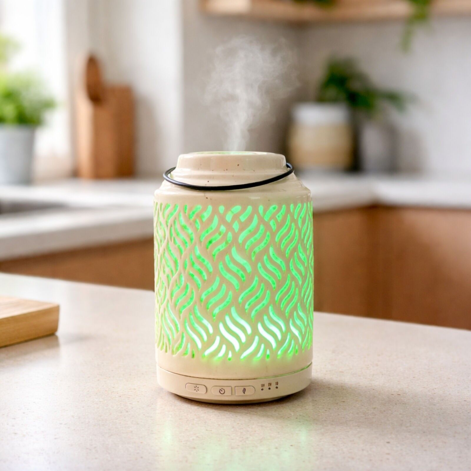 Venice Connected Essential Oil Diffuser - Connected Object for the Diffusion of Essential Oils - Compatible with Google, Alexa and Smartphone Application