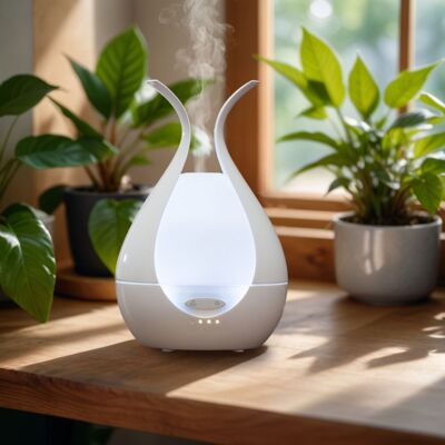 Ultraschall-Diffusor – Hera – Diffusion ätherischer Öle für die Aromatherapie – modernes Design – Dekorationsidee