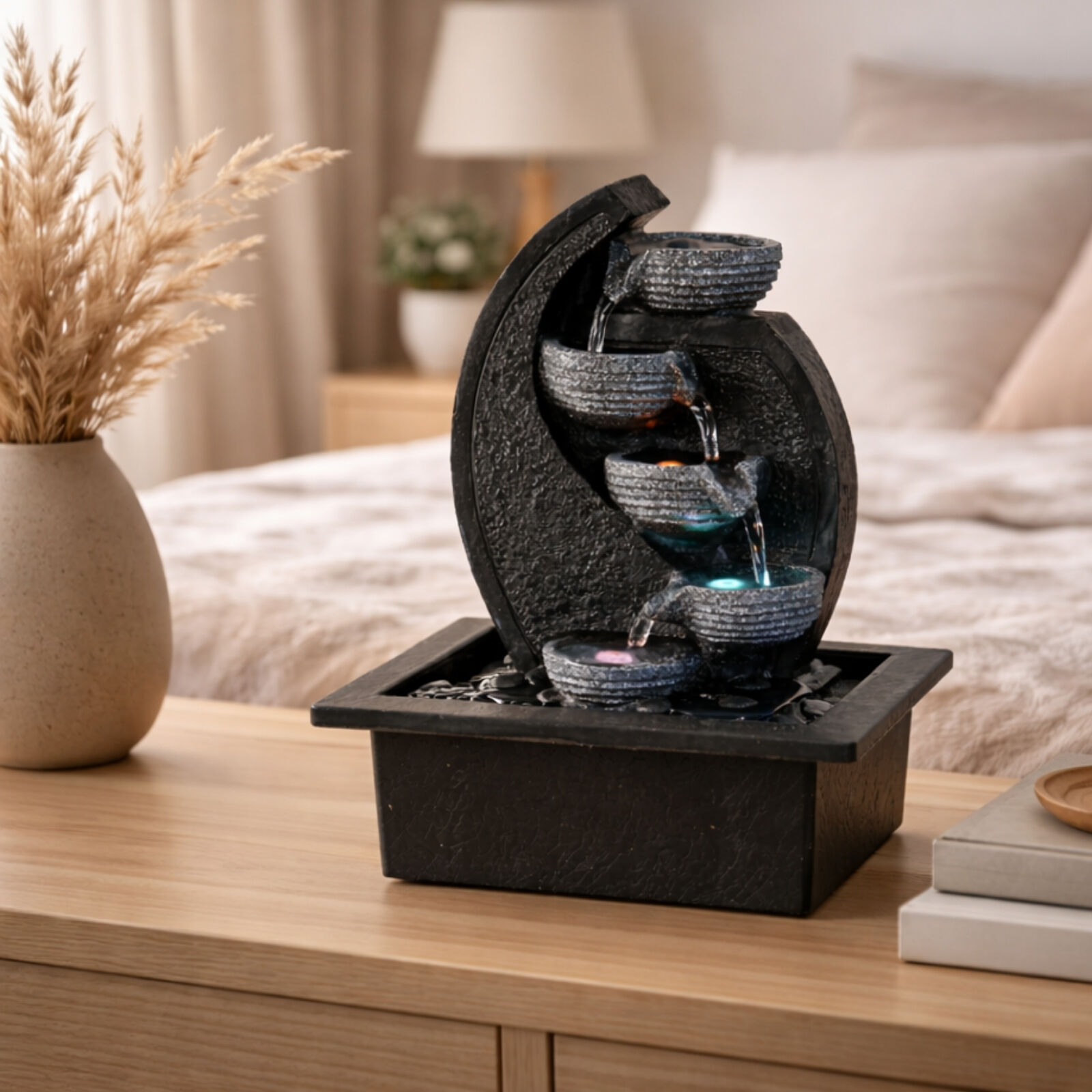 Buy wholesale Indoor Cascade Fountain - 4 Level Flow with LED