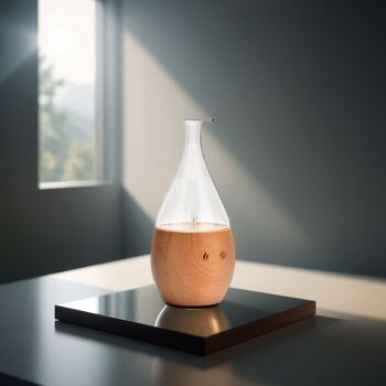 Diffuseur par Nébulisation – Bolea – Bouton Tactile – Bois & Verre - Cadeau Aromathérapie – Idée Décoration 7