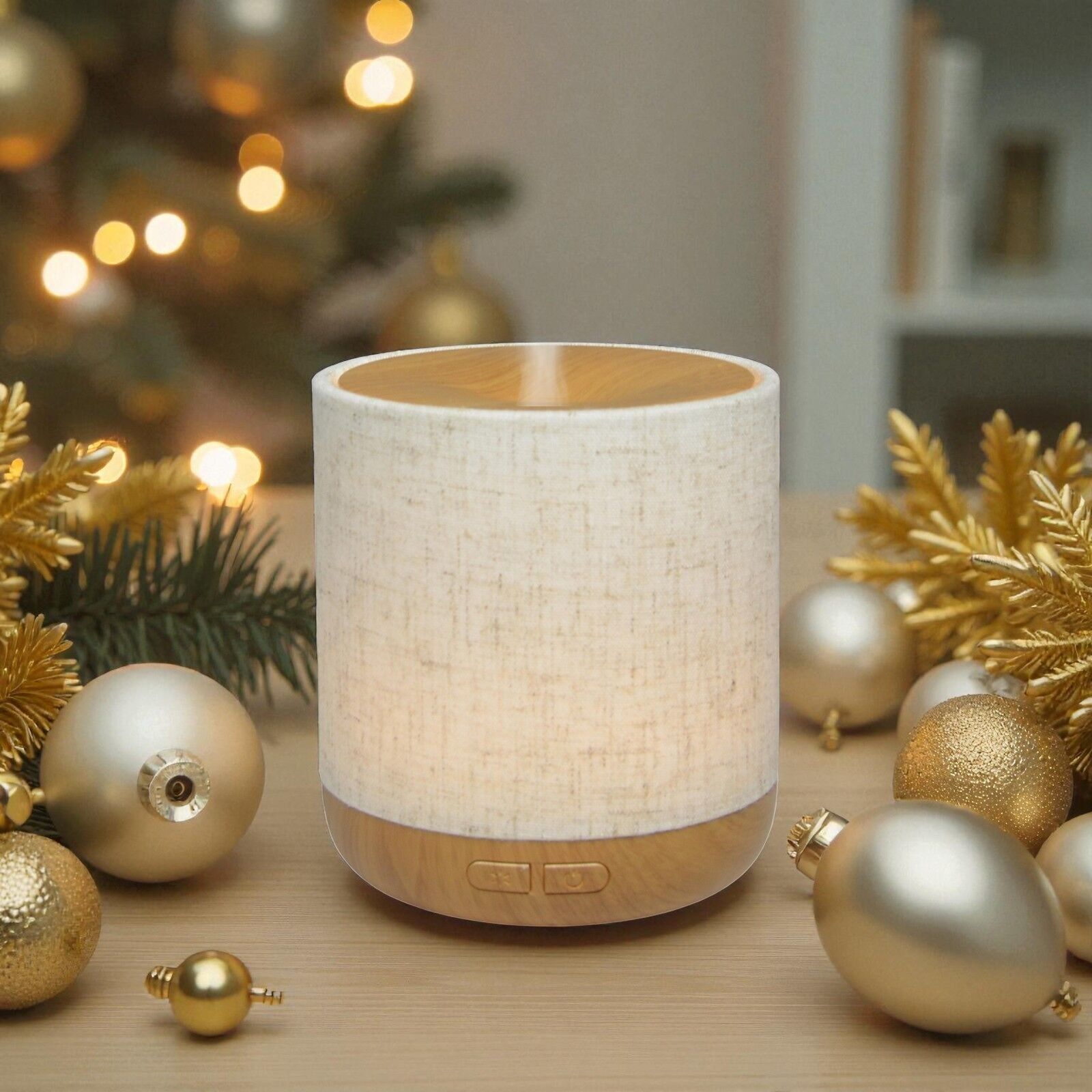 Alesia Essential Oil and Room Fragrance Diffuser - Linen Cover - Cold Diffusion - Aromatherapy Essential Oils - Decorative Gift Idea