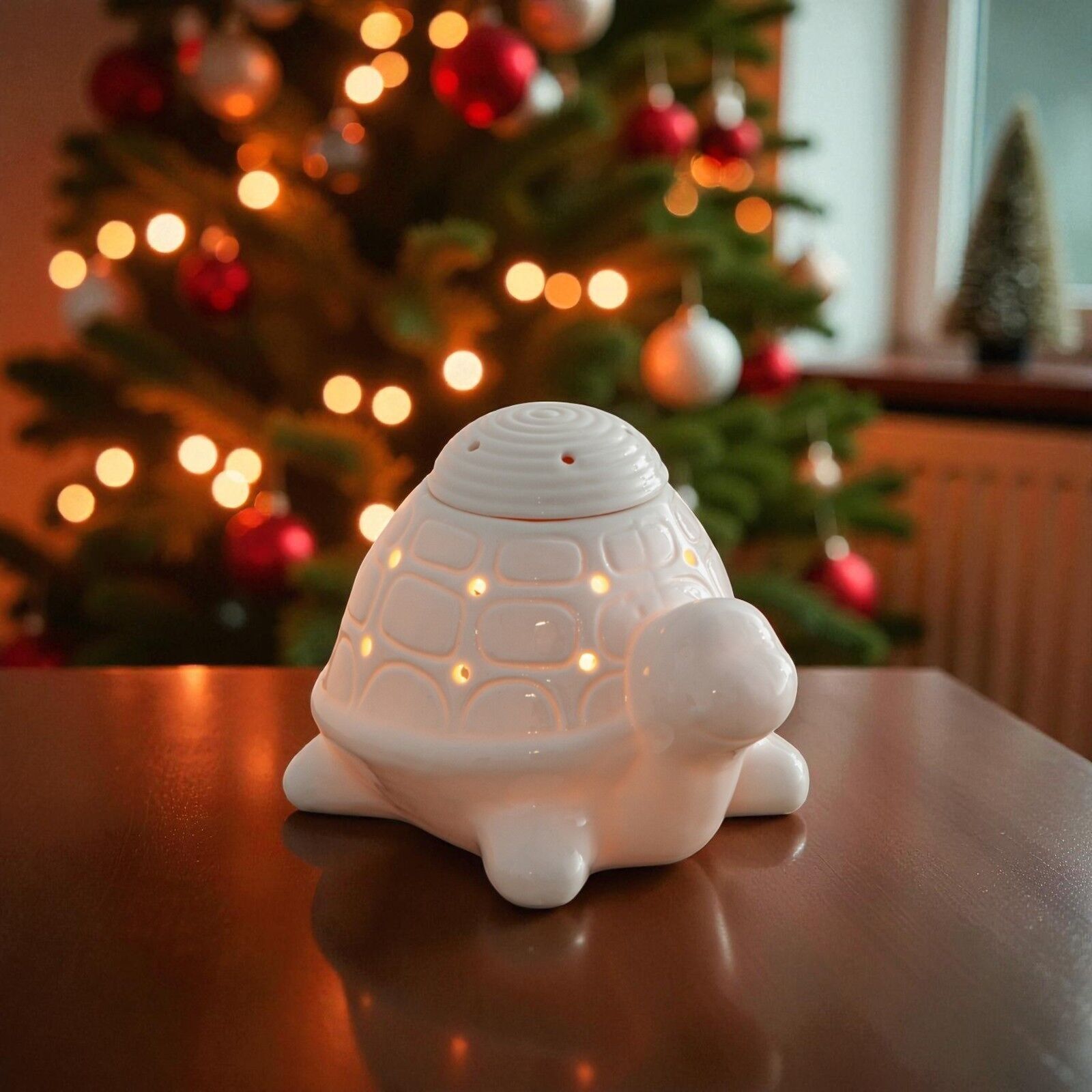 Céramy Franklin Parfümbrenner – Kerzenhalter aus lackierter Keramik – Diffusion von Duftwachs, ätherischen Ölen und Düften