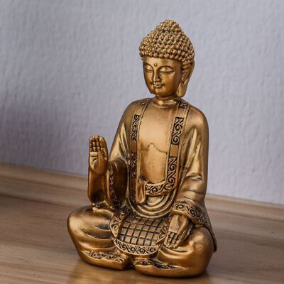 Estatuilla dorada de Bodhi Decoración Zen y Feng Shui – Para crear una atmósfera relajante y espiritual – Idea de regalo de la suerte