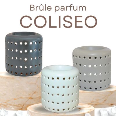 Perfume Burner – Coliseo – Original Design and Shape – Aromatherapy Decorative Object – Scent Diffusion Candle Holder, Scented Waxes