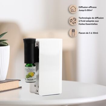 Diffuseur par Nébulisation – Mobysens – Diffusion Sans Fil – Batterie Rechargeable – Simple d’Utilisation 6