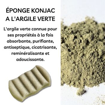 Eponge Konjac 100% Naturelle Corps - En Boite | Plusieurs Modèles au Choix 3