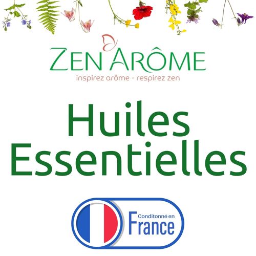 Huile Essentielle – 10 ml – Utilisation pour la Diffusion – Conditionnée en France
