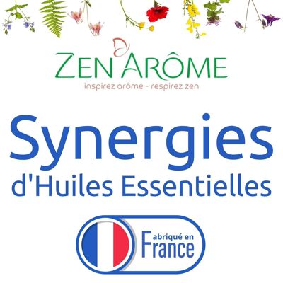 Synergie ätherischer Öle – 10 ml – Verwendung zur Diffusion – verpackt in Frankreich