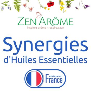 Synergie d'huiles essentielles – 10 ml - Utilisation pour la Diffusion - Conditionnée en France 1