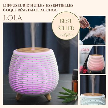 Diffuseur Ultrasonique USB Tony & Lola– Eclairage Led Multicolore – Moderne et Discret – Idée Cadeau Décoration 16